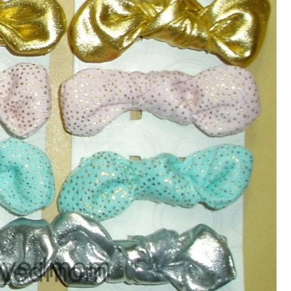 Girls Hair Clips Bow Knot Clippies Hairclip Age 3 up 18 pc Lot 5